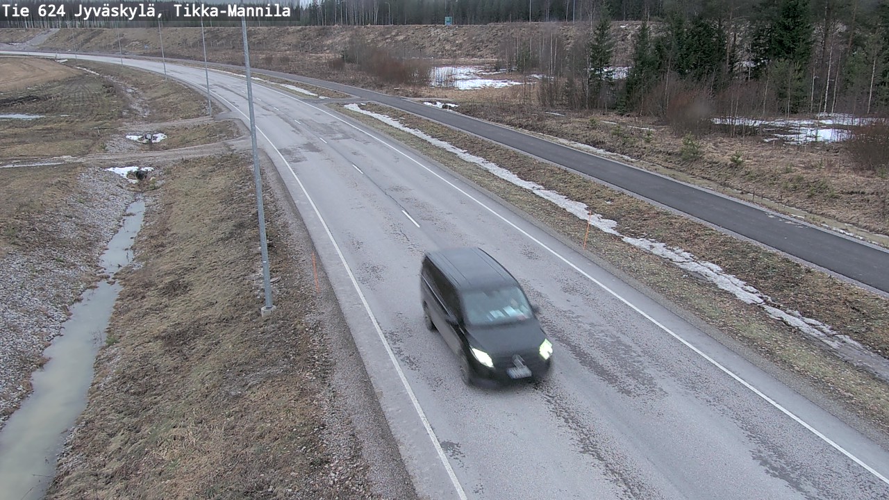 Kelikamerat Kuva Tie 624 Jyväskylä, Tikka-Mannila, Jyväskylä, Keski-Suomi