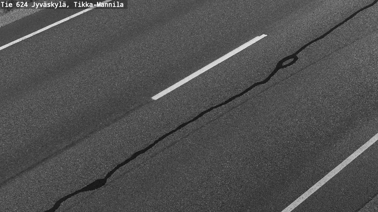 Weather Camera Image Road 624 Jyväskylä, Tikka-Mannila, Jyväskylä, Keski-Suomi