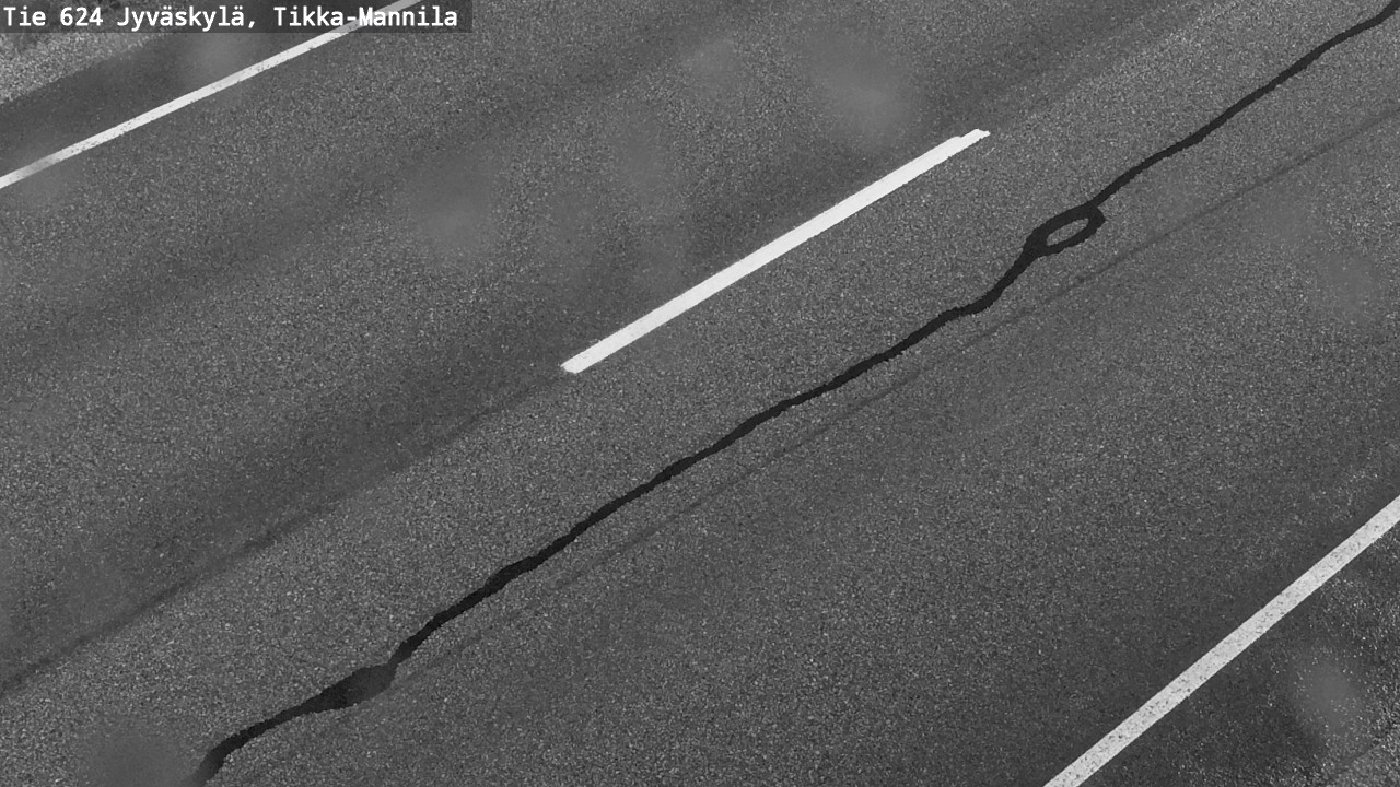 Weather Camera Image Road 624 Jyväskylä, Tikka-Mannila, Jyväskylä, Keski-Suomi