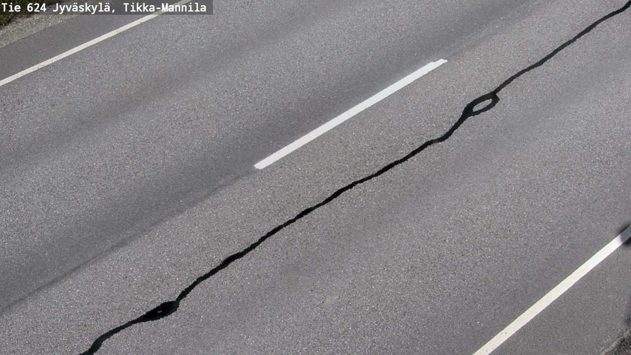 Kelikamerat Kuva Tie 624 Jyväskylä, Tikka-Mannila, Jyväskylä, Keski-Suomi