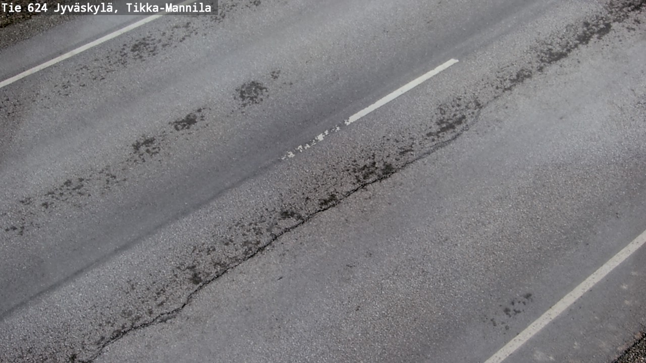 Weather Camera Image Väg 624 Jyväskylä, Tikka-Mannila, Jyväskylä, Keski-Suomi