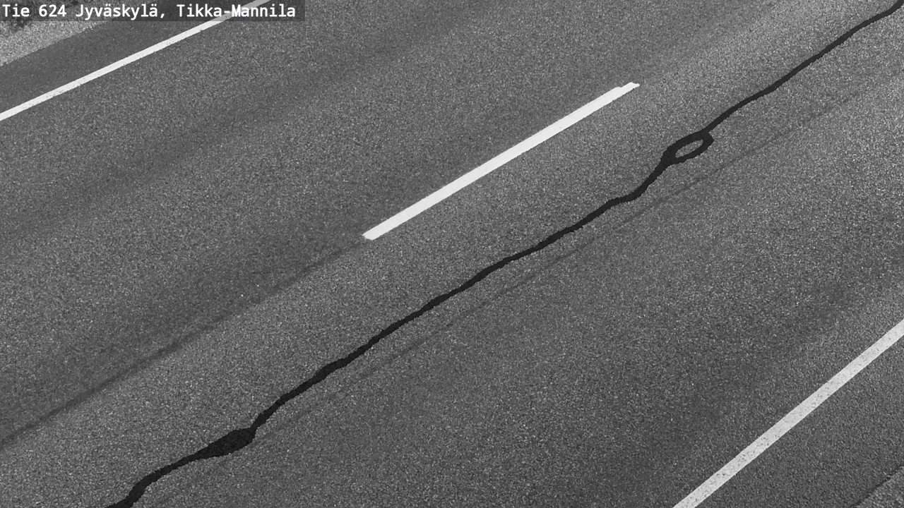 Weather Camera Image Road 624 Jyväskylä, Tikka-Mannila, Jyväskylä, Keski-Suomi