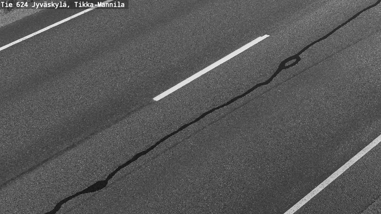Weather Camera Image Road 624 Jyväskylä, Tikka-Mannila, Jyväskylä, Keski-Suomi