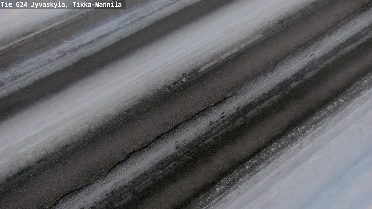 Weather Camera Image Väg 624 Jyväskylä, Tikka-Mannila, Jyväskylä, Keski-Suomi