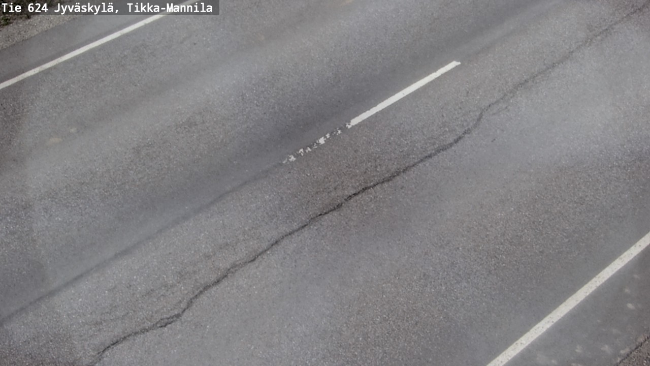 Weather Camera Image Road 624 Jyväskylä, Tikka-Mannila, Jyväskylä, Keski-Suomi