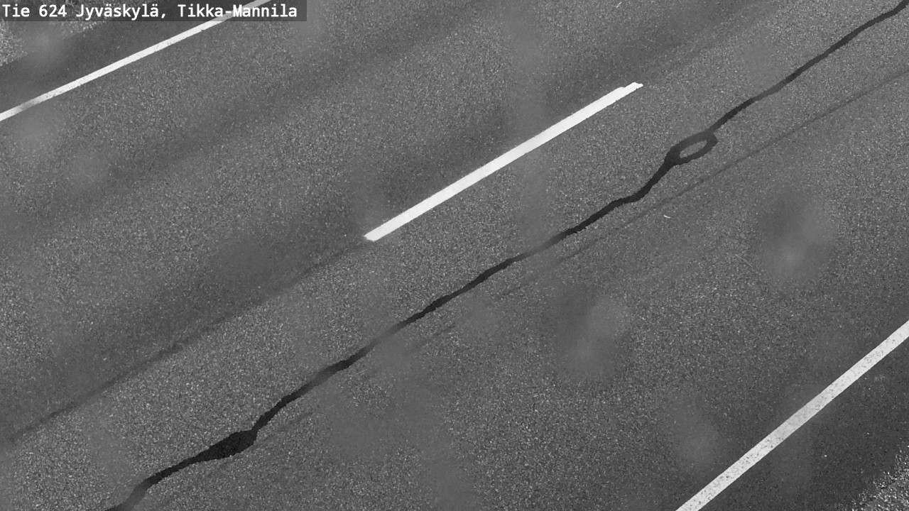Weather Camera Image Road 624 Jyväskylä, Tikka-Mannila, Jyväskylä, Keski-Suomi