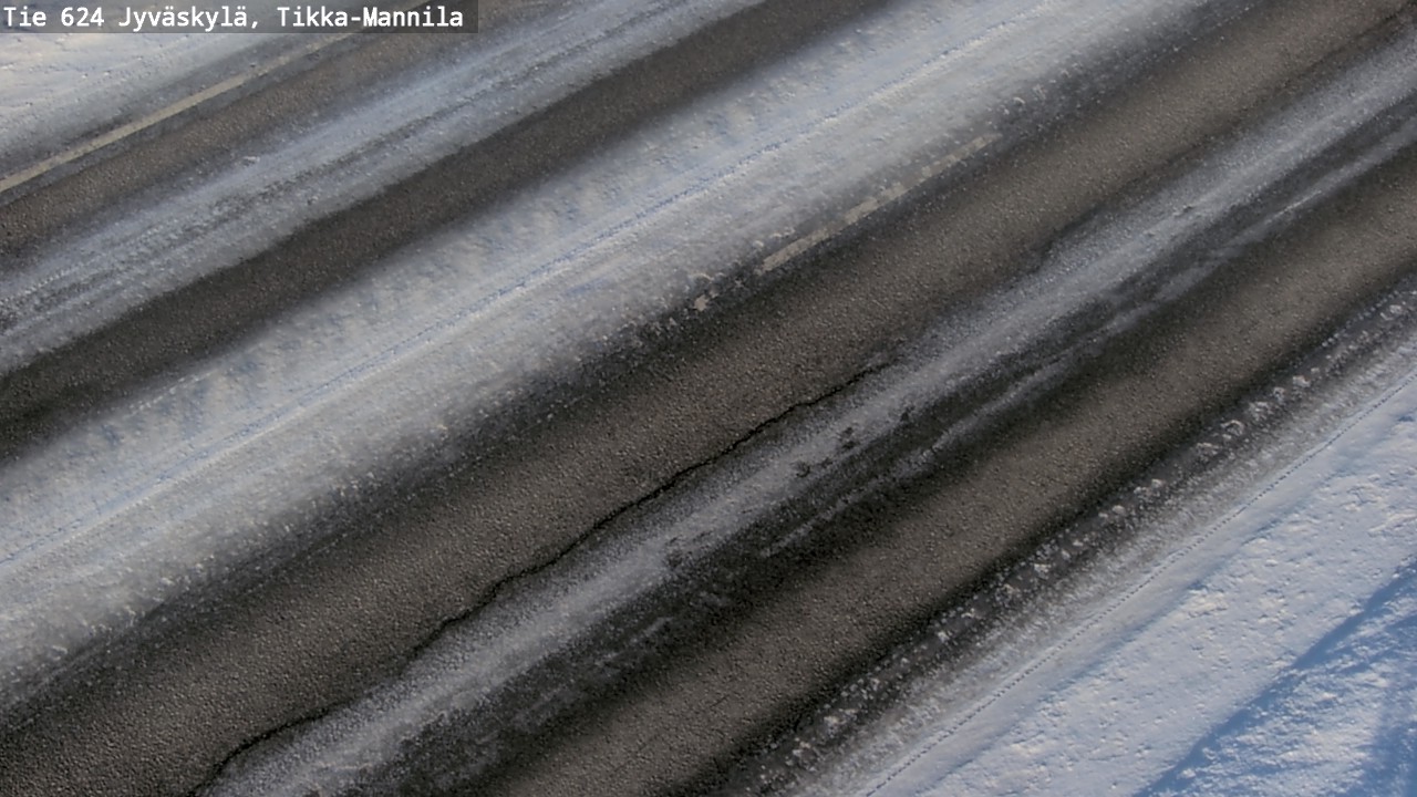 Weather Camera Image Road 624 Jyväskylä, Tikka-Mannila, Jyväskylä, Keski-Suomi