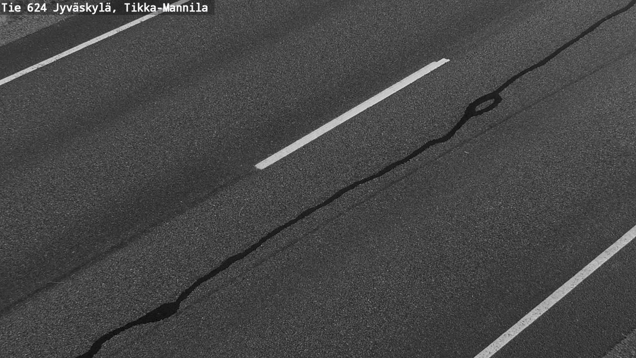 Weather Camera Image Road 624 Jyväskylä, Tikka-Mannila, Jyväskylä, Keski-Suomi