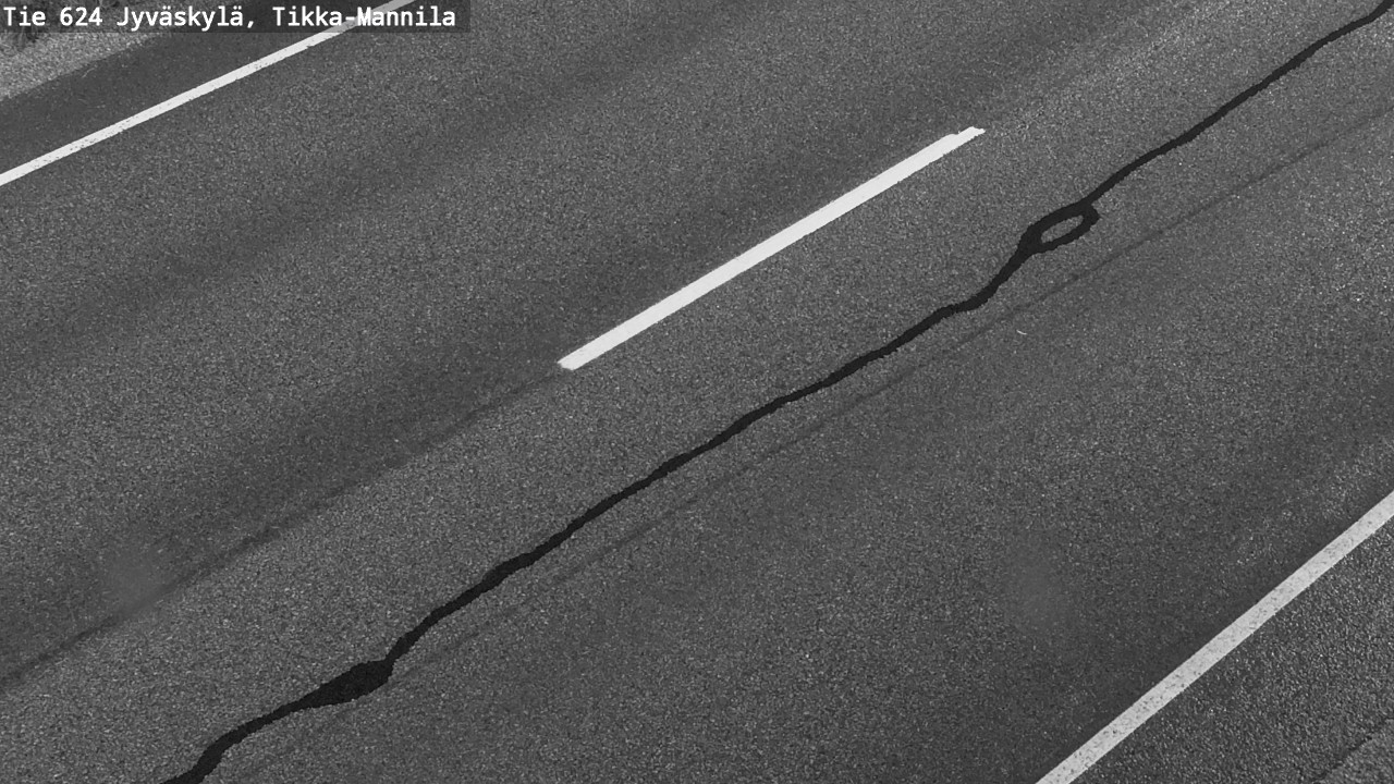 Weather Camera Image Road 624 Jyväskylä, Tikka-Mannila, Jyväskylä, Keski-Suomi