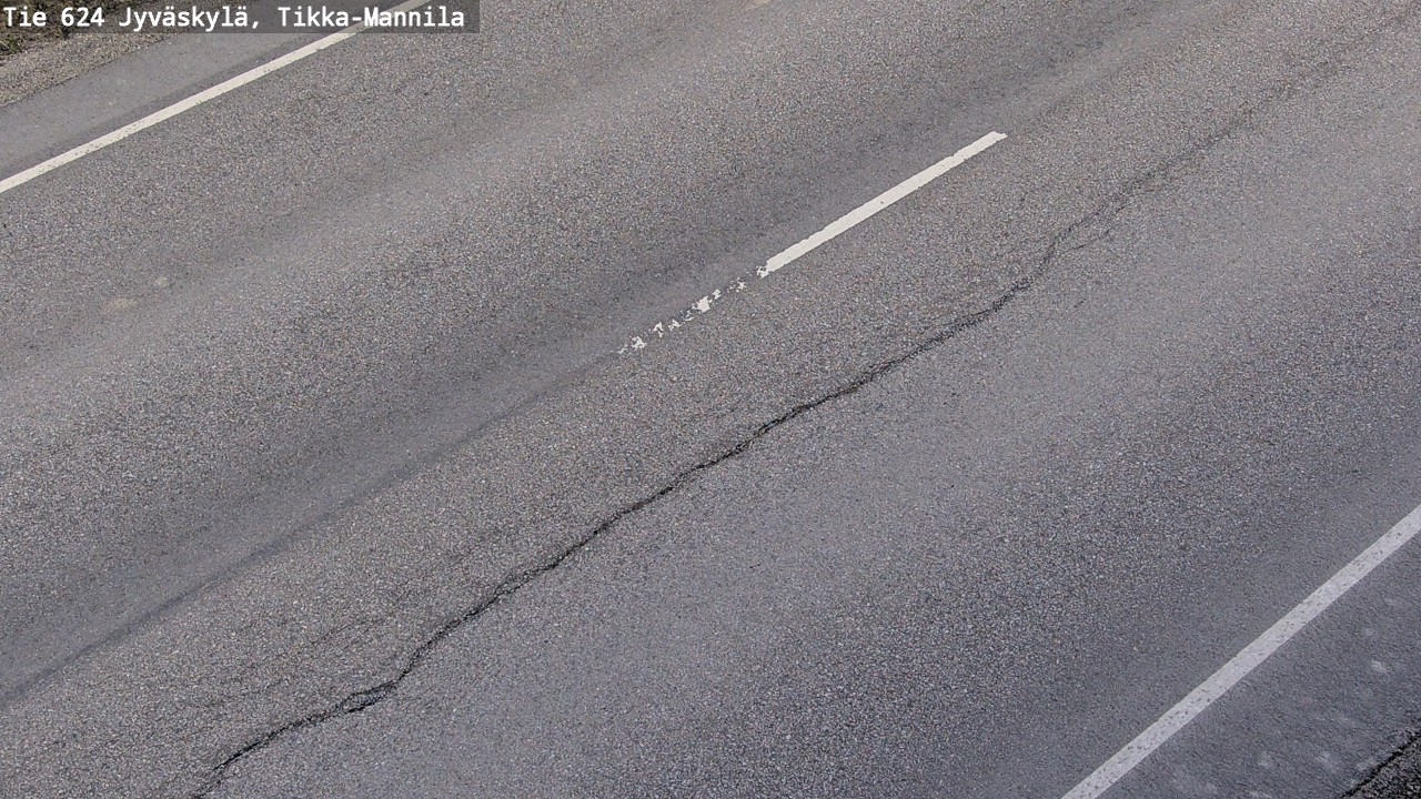 Weather Camera Image Road 624 Jyväskylä, Tikka-Mannila, Jyväskylä, Keski-Suomi