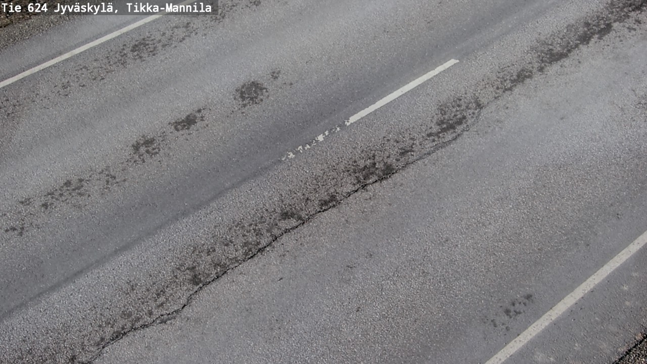 Weather Camera Image Väg 624 Jyväskylä, Tikka-Mannila, Jyväskylä, Keski-Suomi