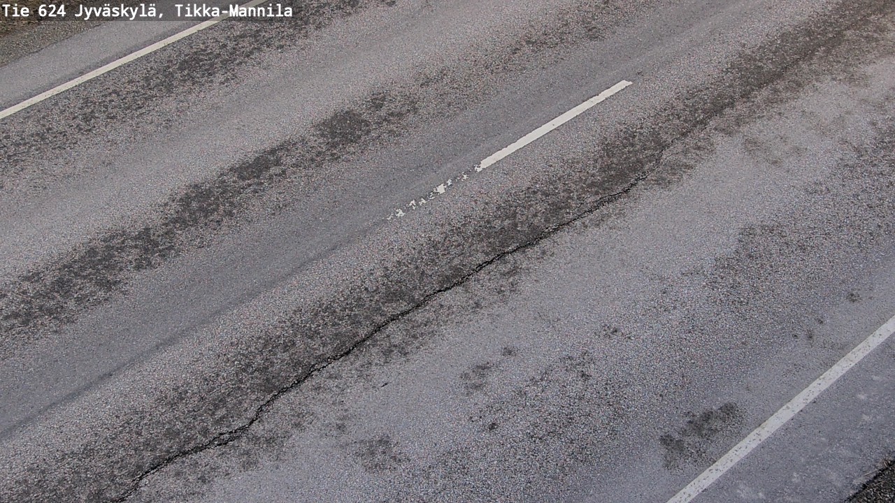 Weather Camera Image Väg 624 Jyväskylä, Tikka-Mannila, Jyväskylä, Keski-Suomi