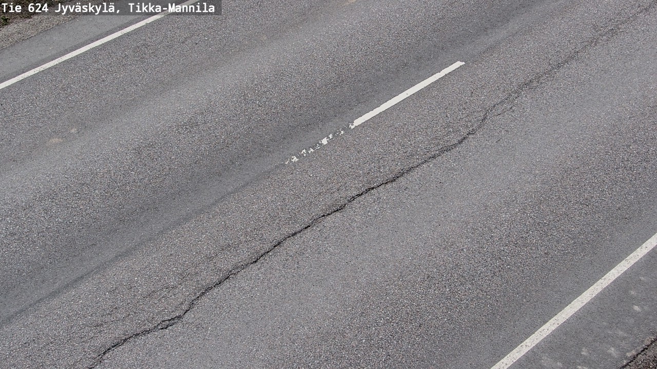Weather Camera Image Road 624 Jyväskylä, Tikka-Mannila, Jyväskylä, Keski-Suomi