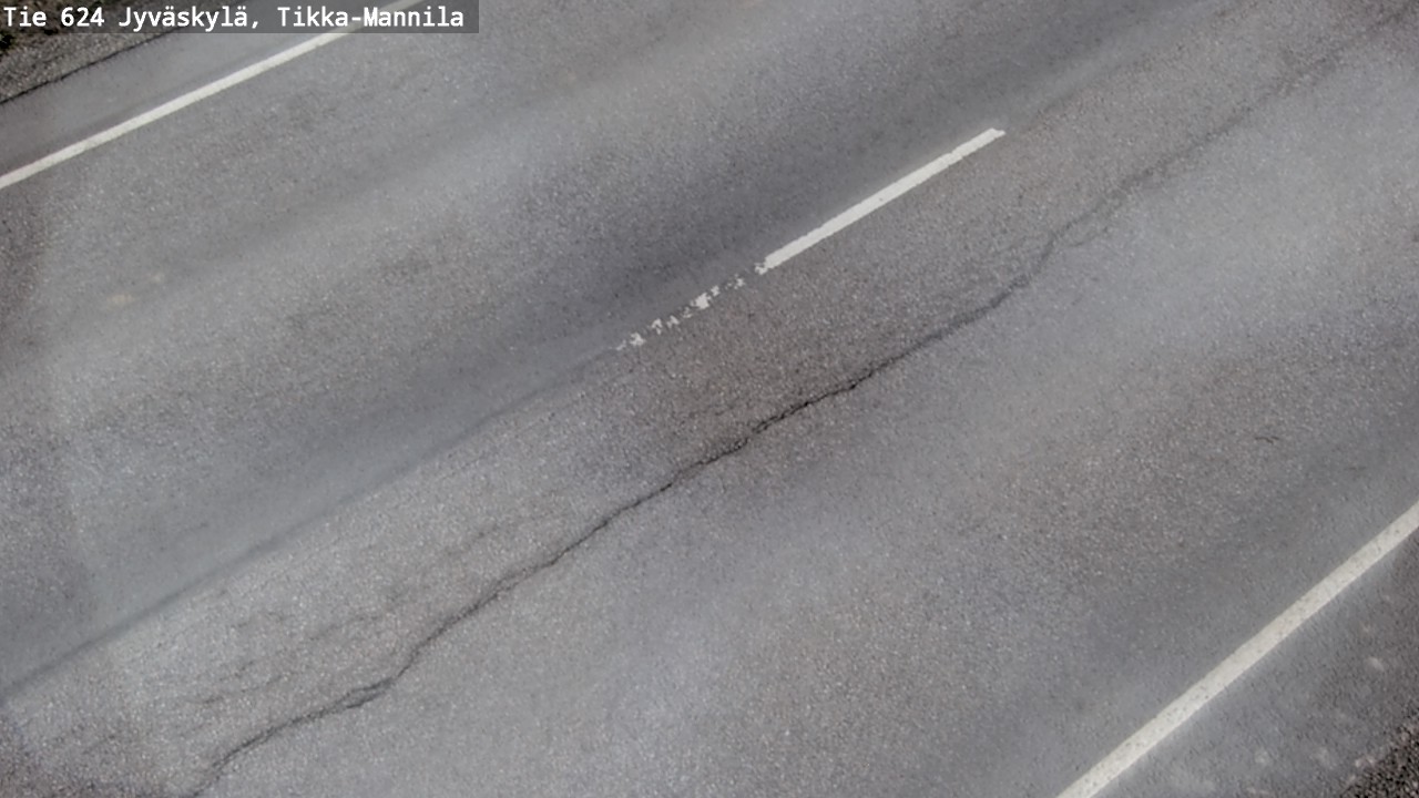 Weather Camera Image Road 624 Jyväskylä, Tikka-Mannila, Jyväskylä, Keski-Suomi