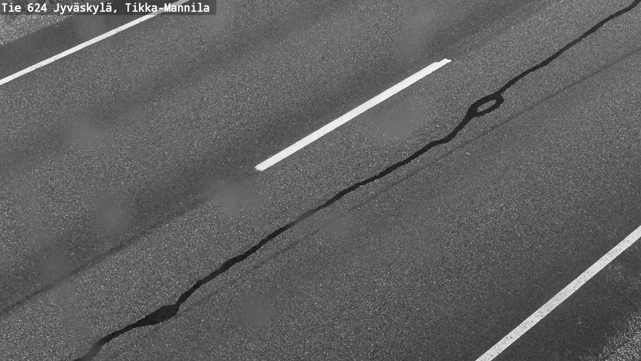 Weather Camera Image Road 624 Jyväskylä, Tikka-Mannila, Jyväskylä, Keski-Suomi
