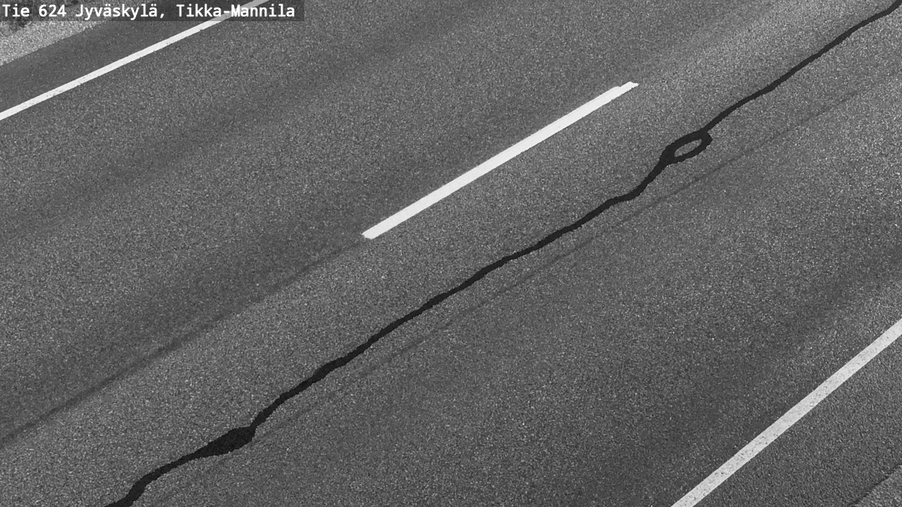 Weather Camera Image Road 624 Jyväskylä, Tikka-Mannila, Jyväskylä, Keski-Suomi