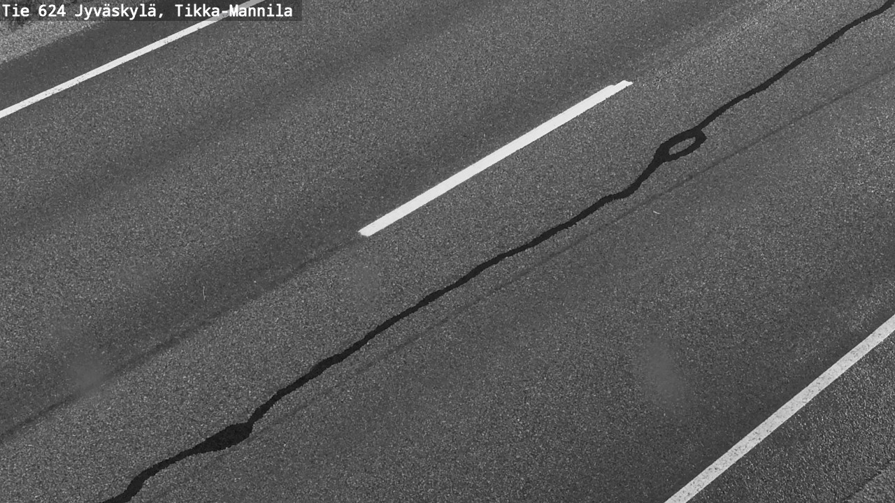 Weather Camera Image Road 624 Jyväskylä, Tikka-Mannila, Jyväskylä, Keski-Suomi