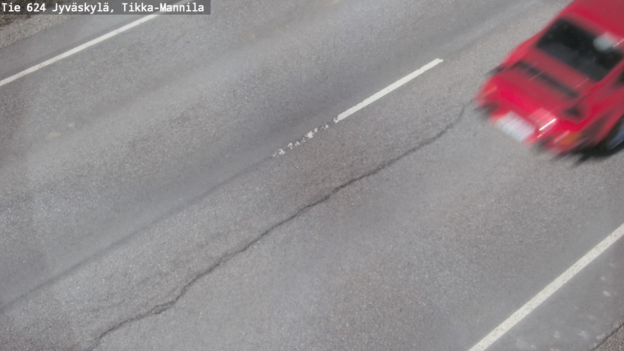 Weather Camera Image Road 624 Jyväskylä, Tikka-Mannila, Jyväskylä, Keski-Suomi