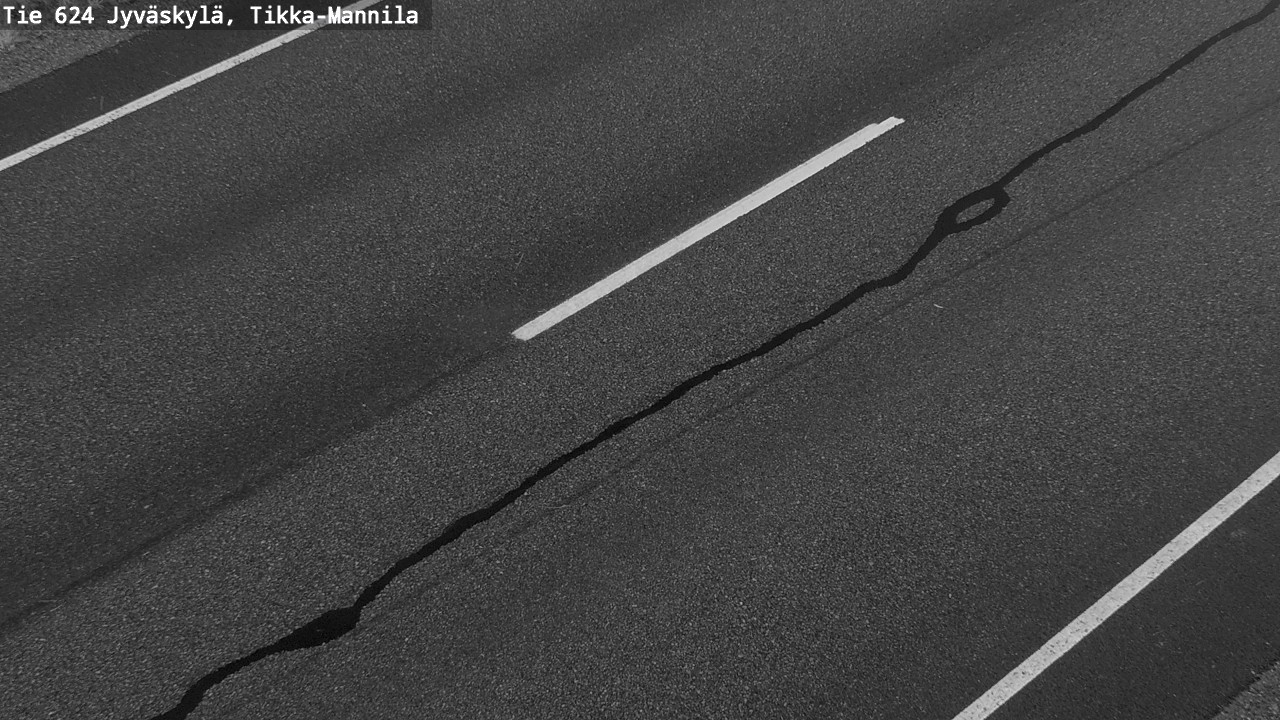 Weather Camera Image Road 624 Jyväskylä, Tikka-Mannila, Jyväskylä, Keski-Suomi