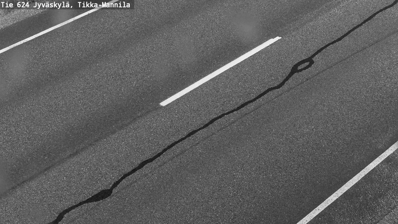 Weather Camera Image Road 624 Jyväskylä, Tikka-Mannila, Jyväskylä, Keski-Suomi