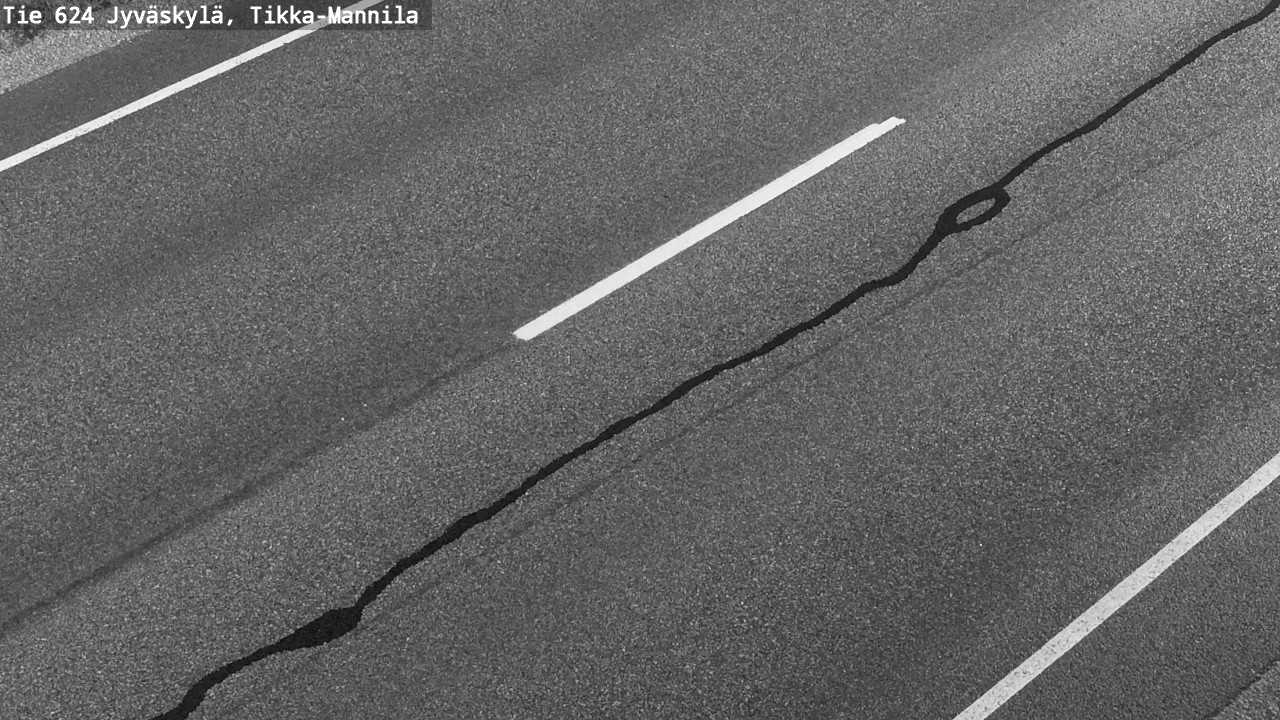 Weather Camera Image Road 624 Jyväskylä, Tikka-Mannila, Jyväskylä, Keski-Suomi