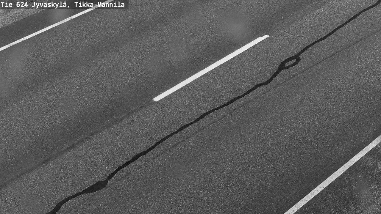 Weather Camera Image Road 624 Jyväskylä, Tikka-Mannila, Jyväskylä, Keski-Suomi