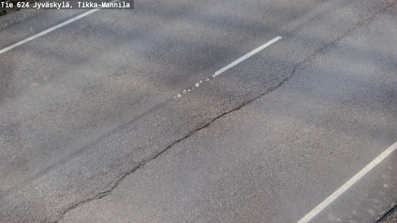 Weather Camera Image Road 624 Jyväskylä, Tikka-Mannila, Jyväskylä, Keski-Suomi
