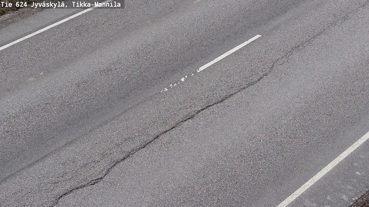 Weather Camera Image Road 624 Jyväskylä, Tikka-Mannila, Jyväskylä, Keski-Suomi