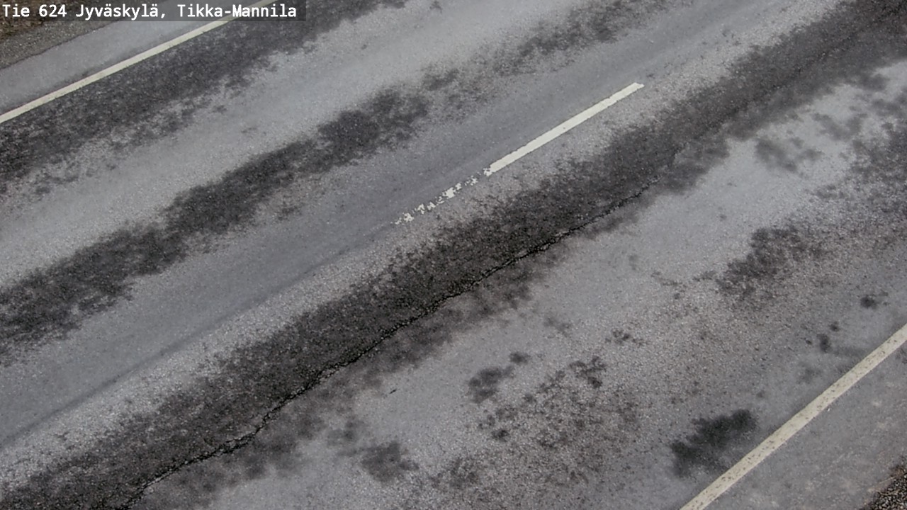 Weather Camera Image Väg 624 Jyväskylä, Tikka-Mannila, Jyväskylä, Keski-Suomi