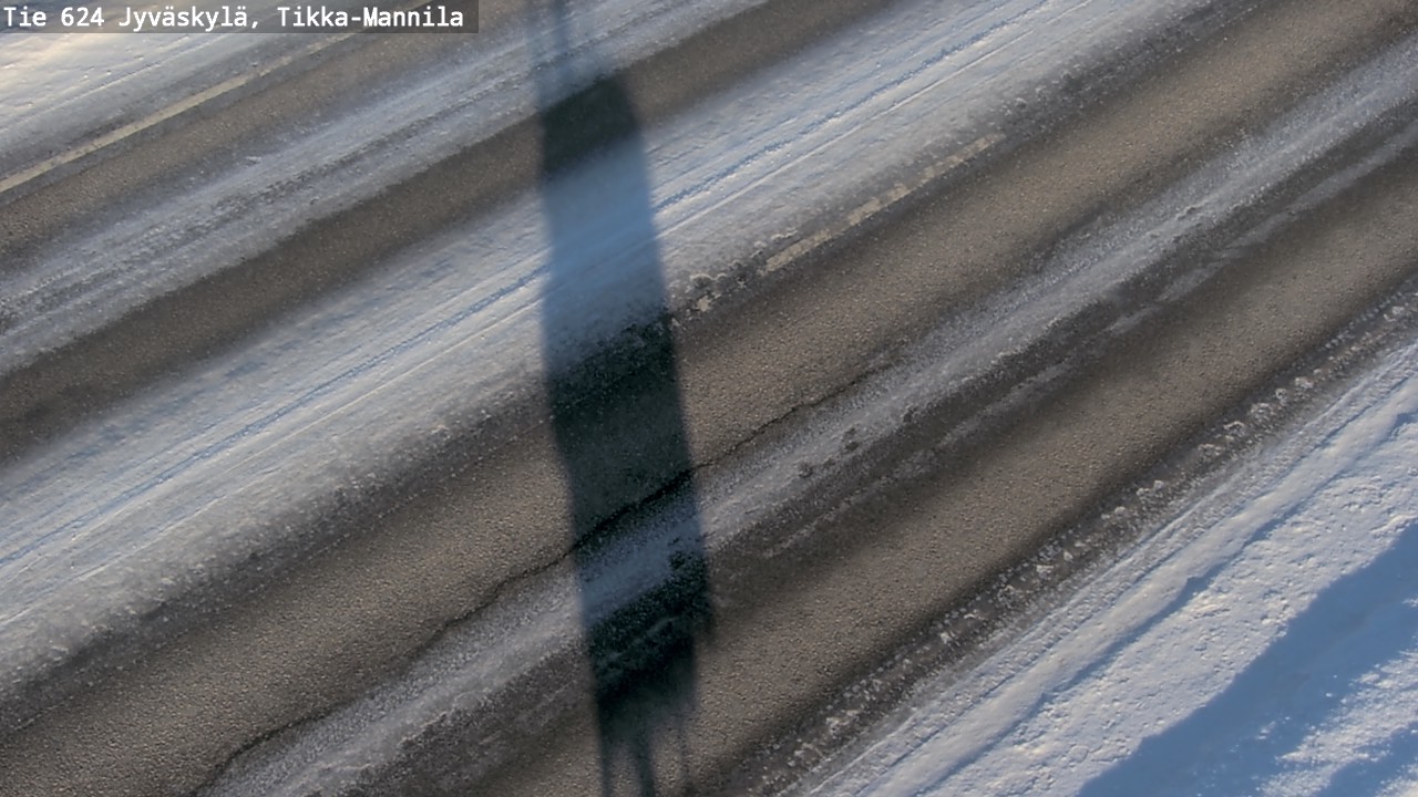 Weather Camera Image Väg 624 Jyväskylä, Tikka-Mannila, Jyväskylä, Keski-Suomi