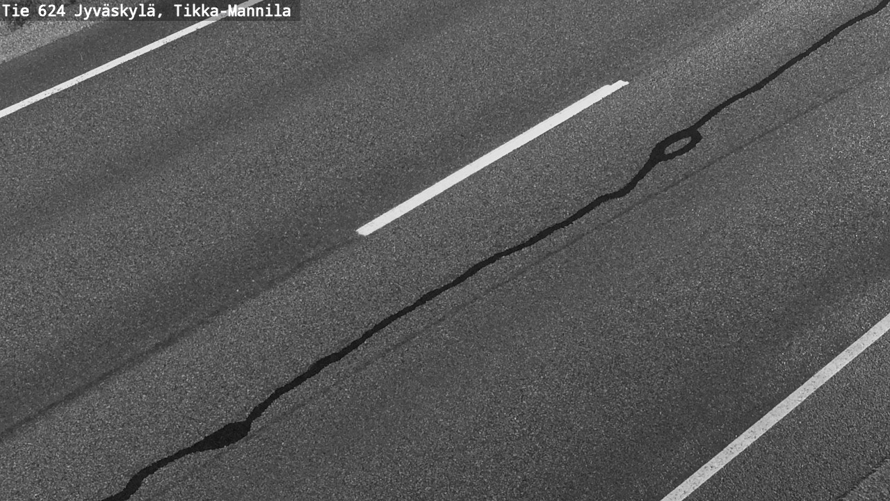 Weather Camera Image Road 624 Jyväskylä, Tikka-Mannila, Jyväskylä, Keski-Suomi
