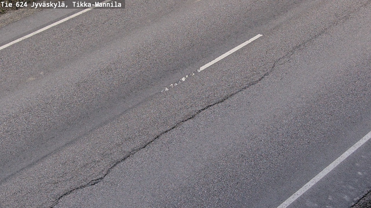 Weather Camera Image Road 624 Jyväskylä, Tikka-Mannila, Jyväskylä, Keski-Suomi