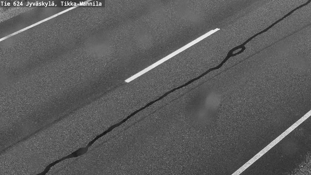 Weather Camera Image Road 624 Jyväskylä, Tikka-Mannila, Jyväskylä, Keski-Suomi