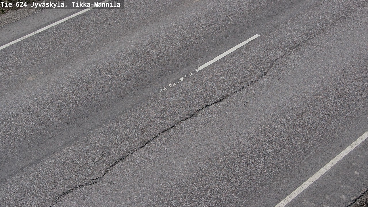 Weather Camera Image Road 624 Jyväskylä, Tikka-Mannila, Jyväskylä, Keski-Suomi