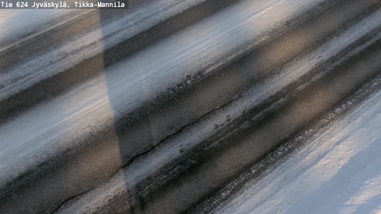 Weather Camera Image Väg 624 Jyväskylä, Tikka-Mannila, Jyväskylä, Keski-Suomi