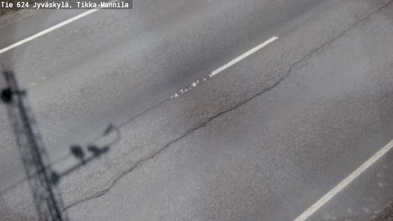 Weather Camera Image Road 624 Jyväskylä, Tikka-Mannila, Jyväskylä, Keski-Suomi