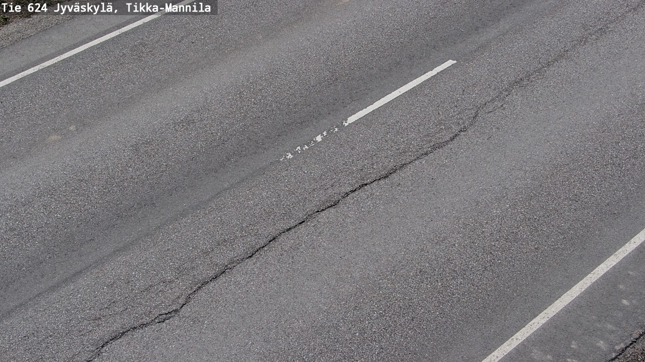 Weather Camera Image Road 624 Jyväskylä, Tikka-Mannila, Jyväskylä, Keski-Suomi