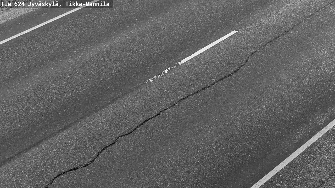 Weather Camera Image Road 624 Jyväskylä, Tikka-Mannila, Jyväskylä, Keski-Suomi