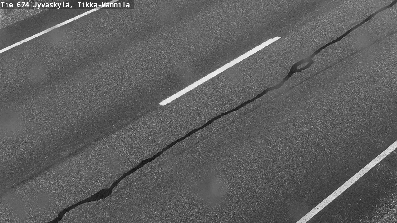 Weather Camera Image Road 624 Jyväskylä, Tikka-Mannila, Jyväskylä, Keski-Suomi