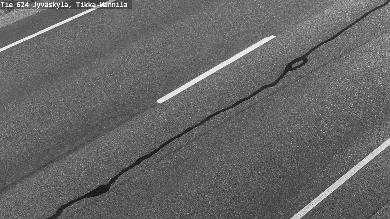 Weather Camera Image Road 624 Jyväskylä, Tikka-Mannila, Jyväskylä, Keski-Suomi