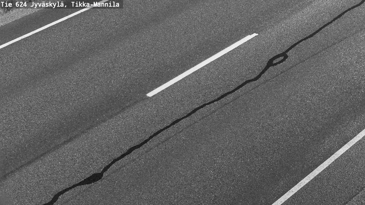 Weather Camera Image Road 624 Jyväskylä, Tikka-Mannila, Jyväskylä, Keski-Suomi