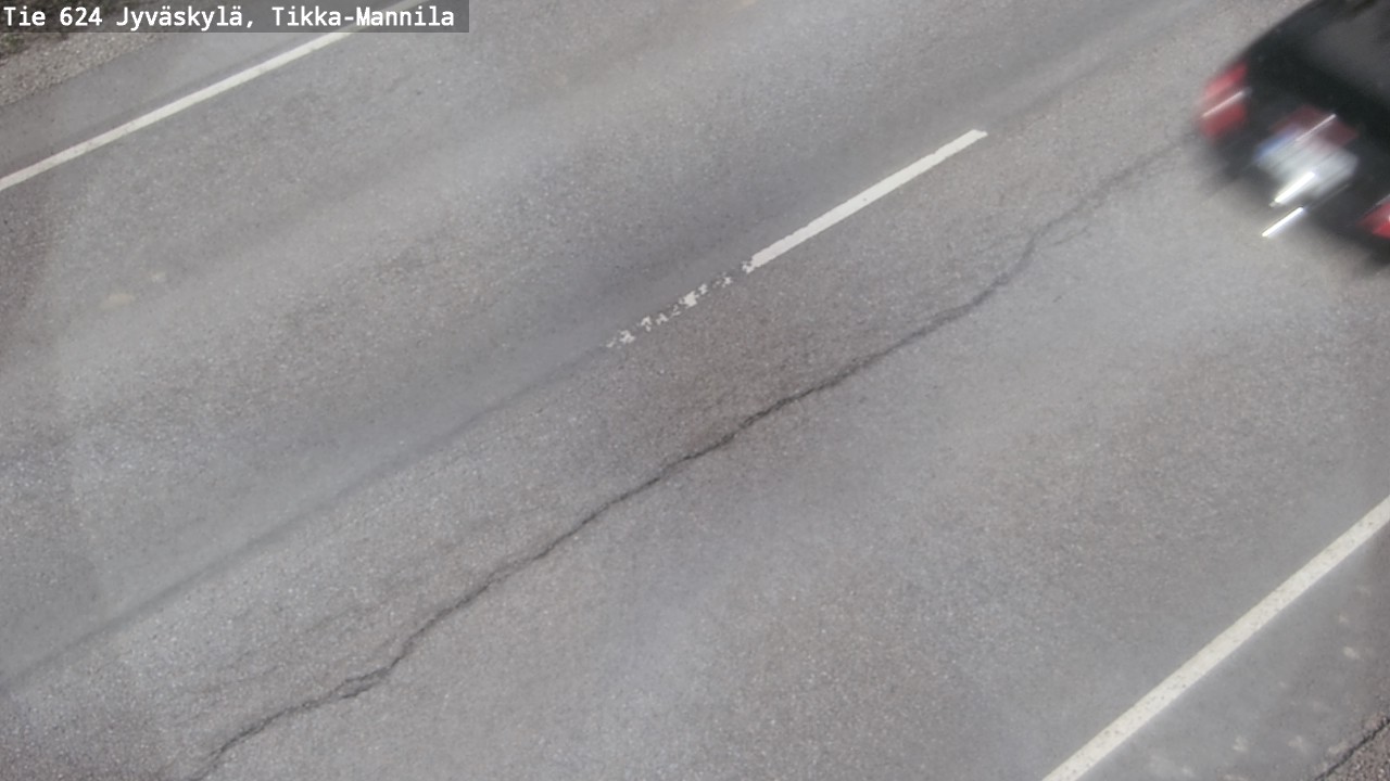 Weather Camera Image Road 624 Jyväskylä, Tikka-Mannila, Jyväskylä, Keski-Suomi