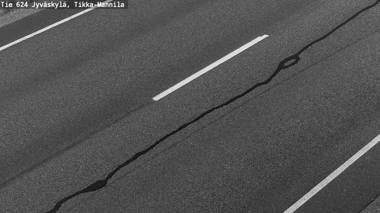 Weather Camera Image Road 624 Jyväskylä, Tikka-Mannila, Jyväskylä, Keski-Suomi