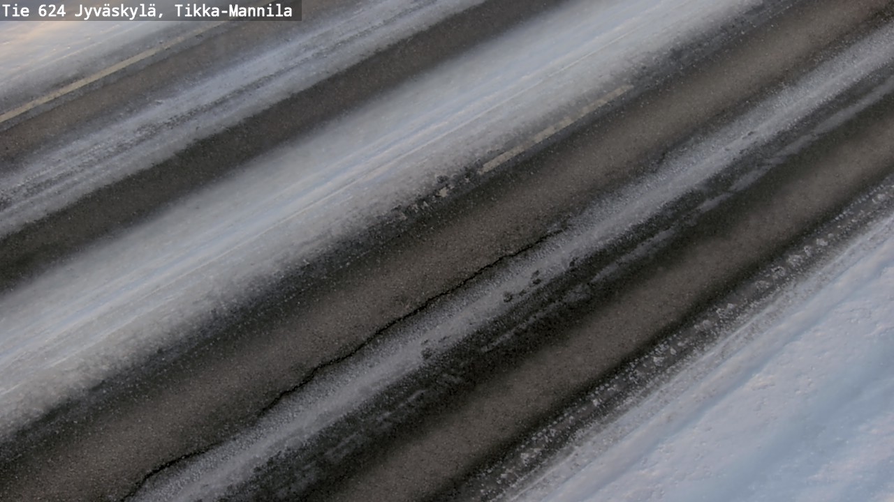 Weather Camera Image Väg 624 Jyväskylä, Tikka-Mannila, Jyväskylä, Keski-Suomi