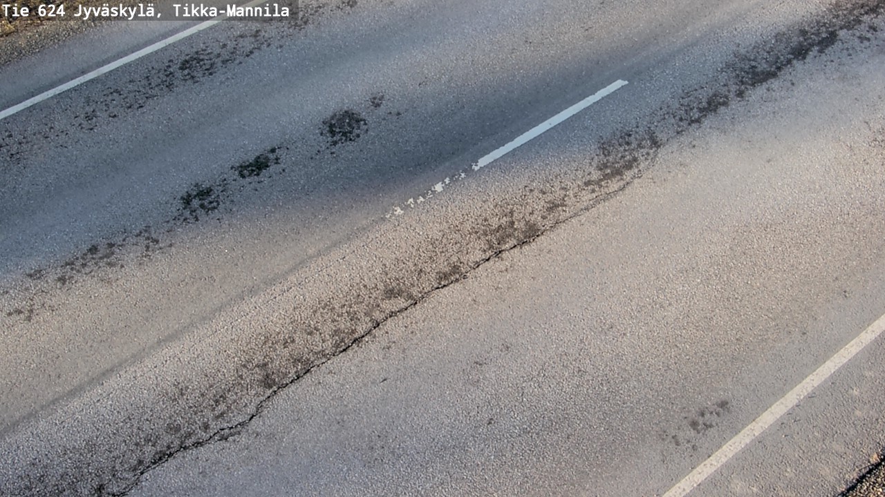 Weather Camera Image Väg 624 Jyväskylä, Tikka-Mannila, Jyväskylä, Keski-Suomi