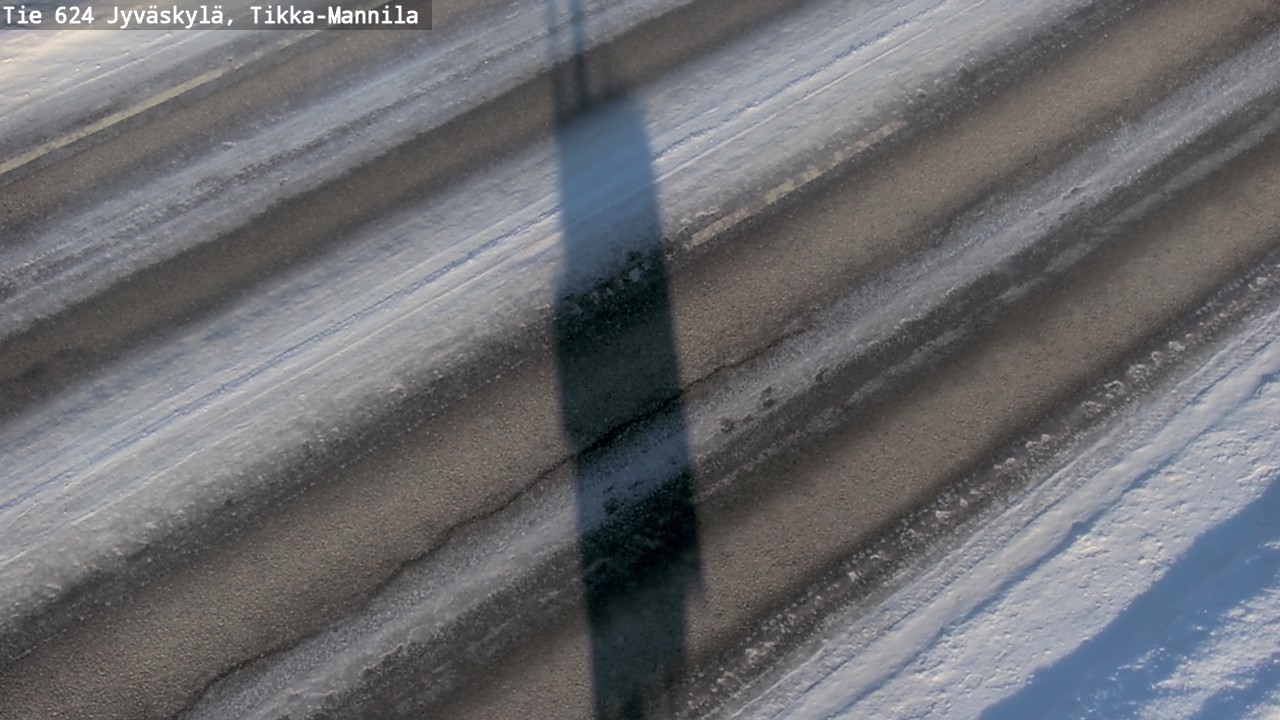 Weather Camera Image Väg 624 Jyväskylä, Tikka-Mannila, Jyväskylä, Keski-Suomi