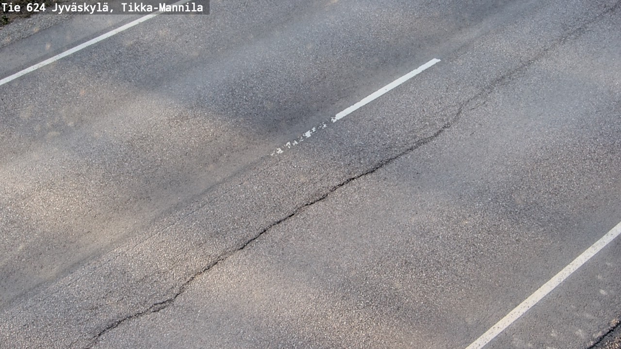 Weather Camera Image Road 624 Jyväskylä, Tikka-Mannila, Jyväskylä, Keski-Suomi