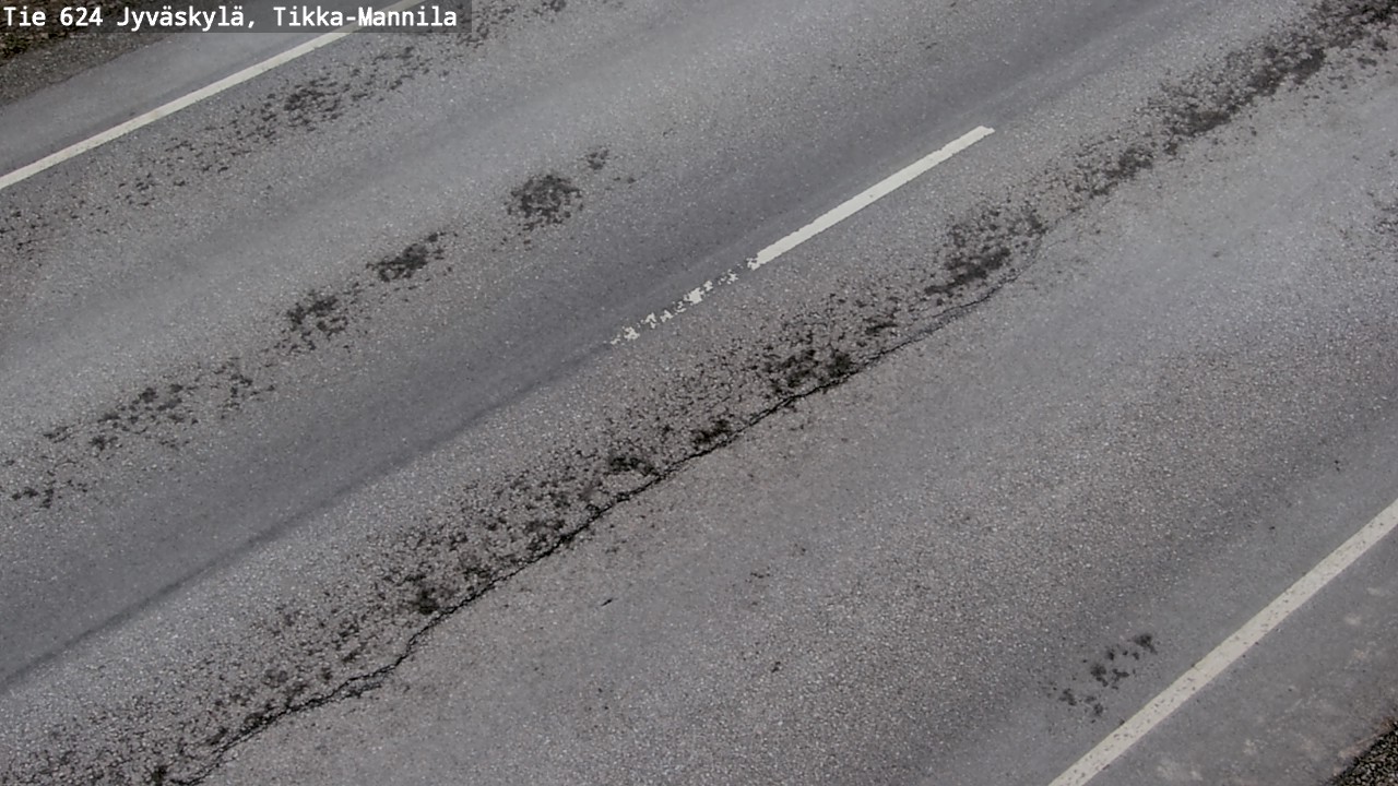 Weather Camera Image Väg 624 Jyväskylä, Tikka-Mannila, Jyväskylä, Keski-Suomi