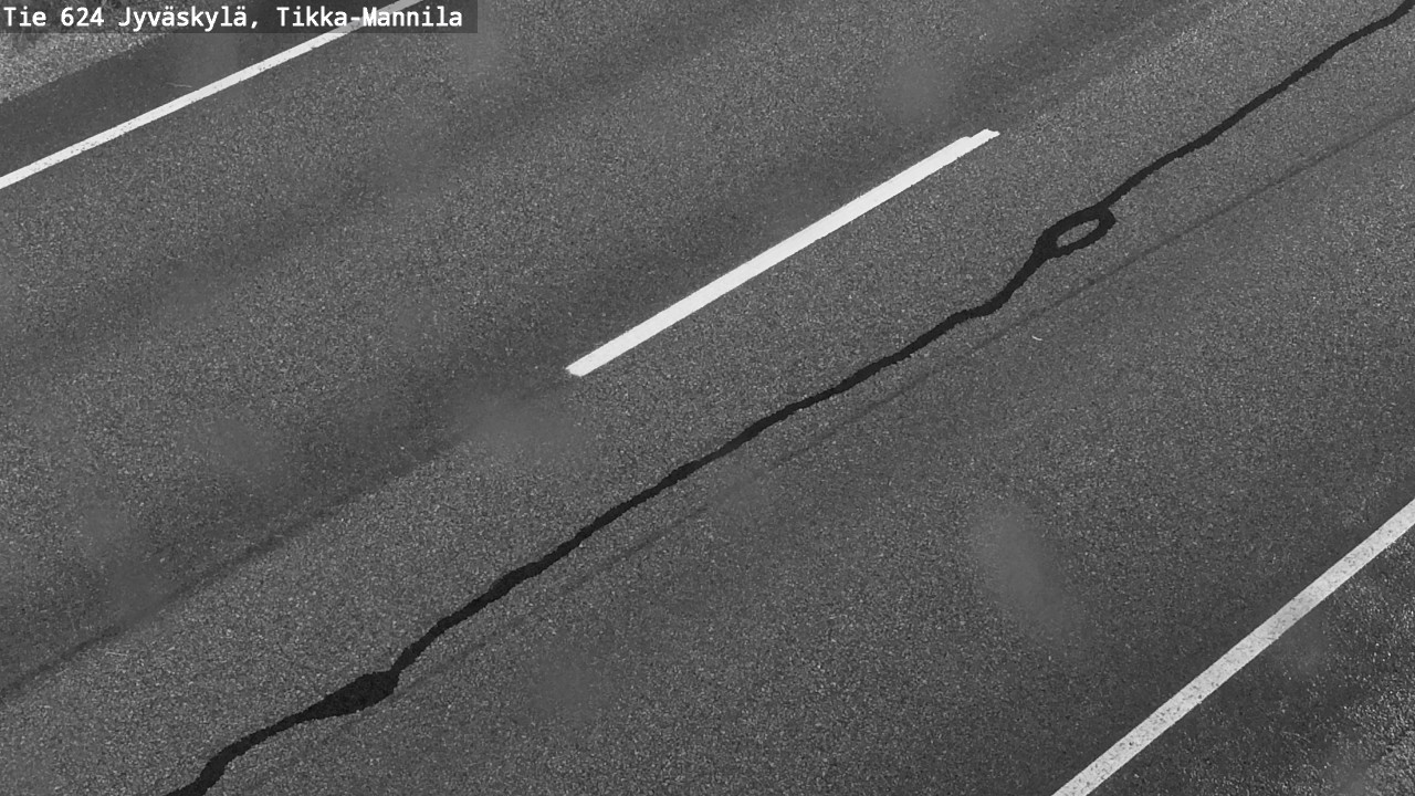Weather Camera Image Road 624 Jyväskylä, Tikka-Mannila, Jyväskylä, Keski-Suomi