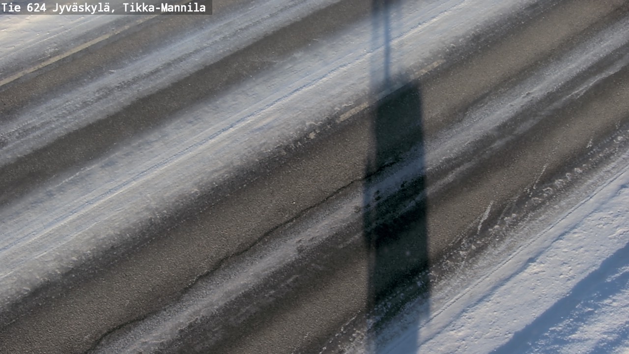 Weather Camera Image Väg 624 Jyväskylä, Tikka-Mannila, Jyväskylä, Keski-Suomi